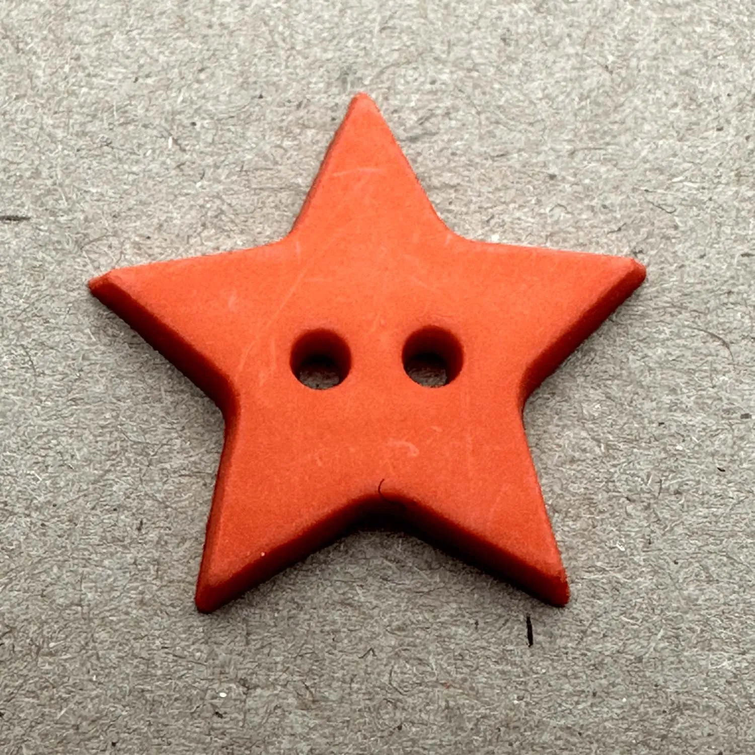 2 Hole Matt Star Button 25mm