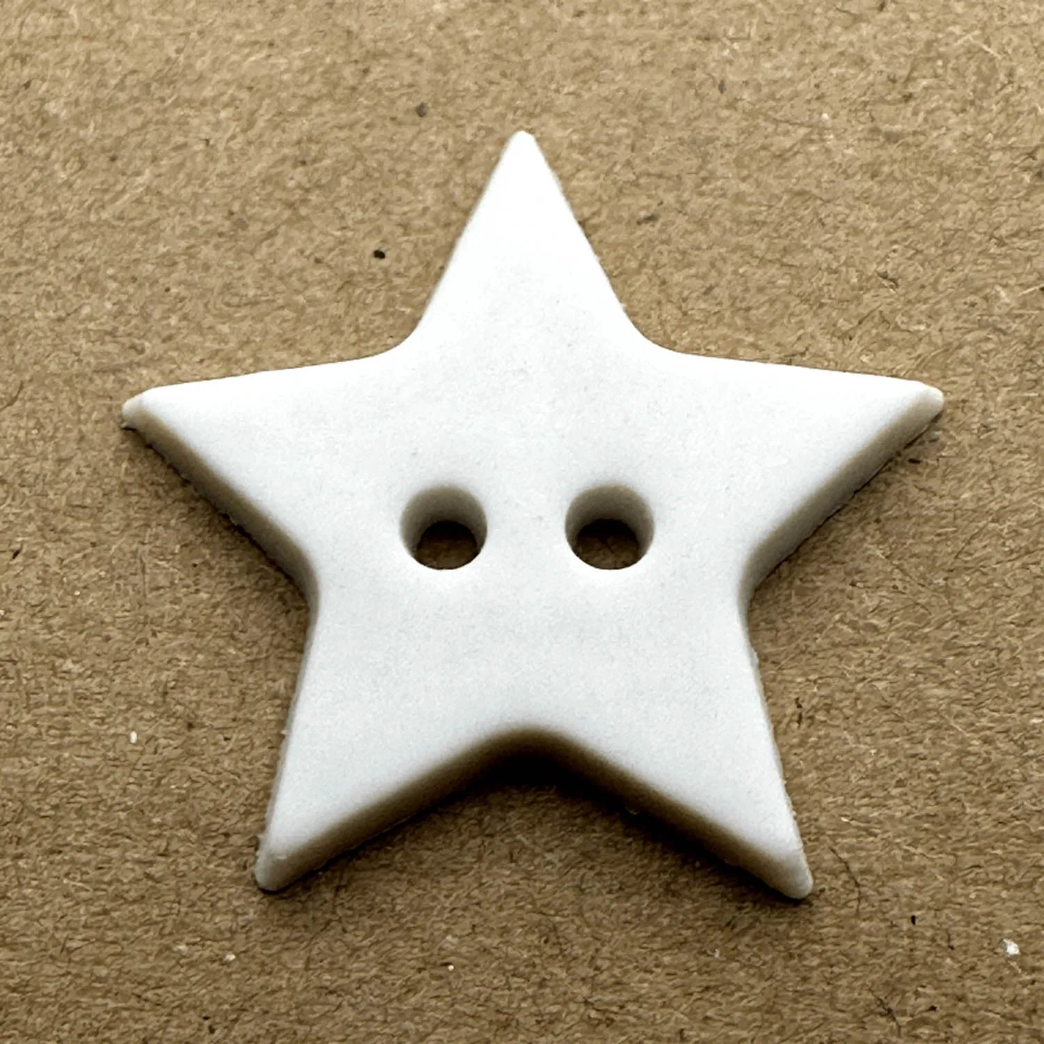 2 Hole Matt Star Button 25mm