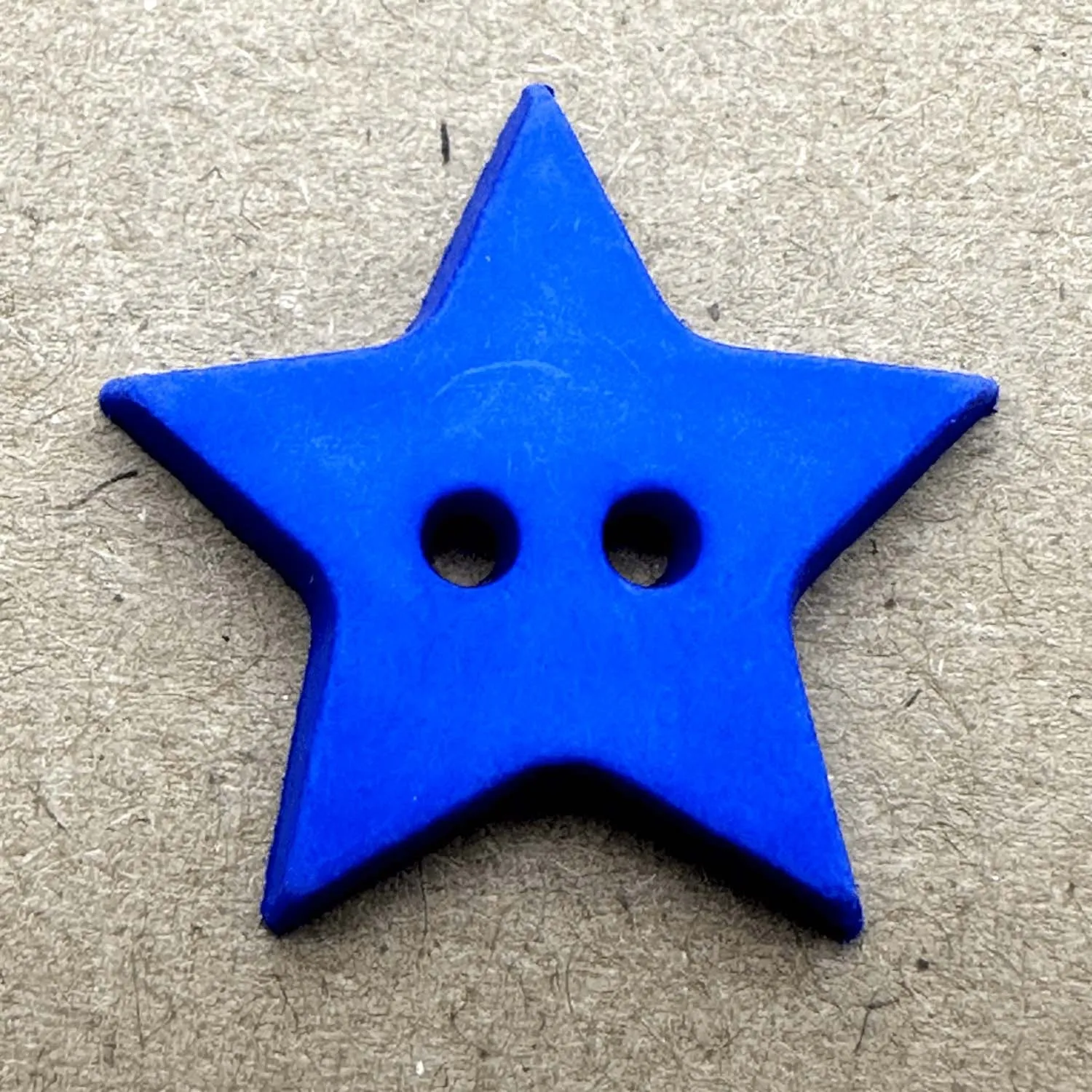 2 Hole Matt Star Button 25mm