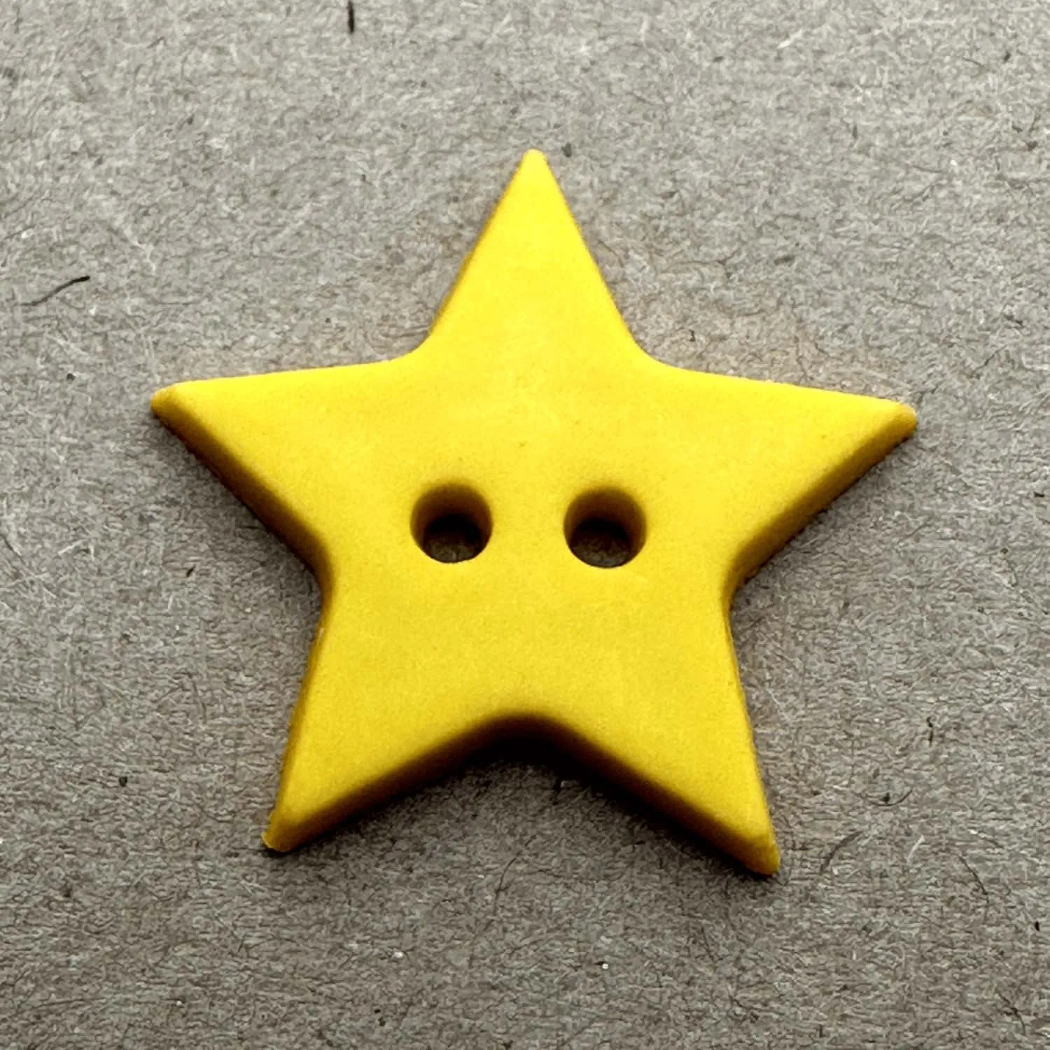 2 Hole Matt Star Button 25mm