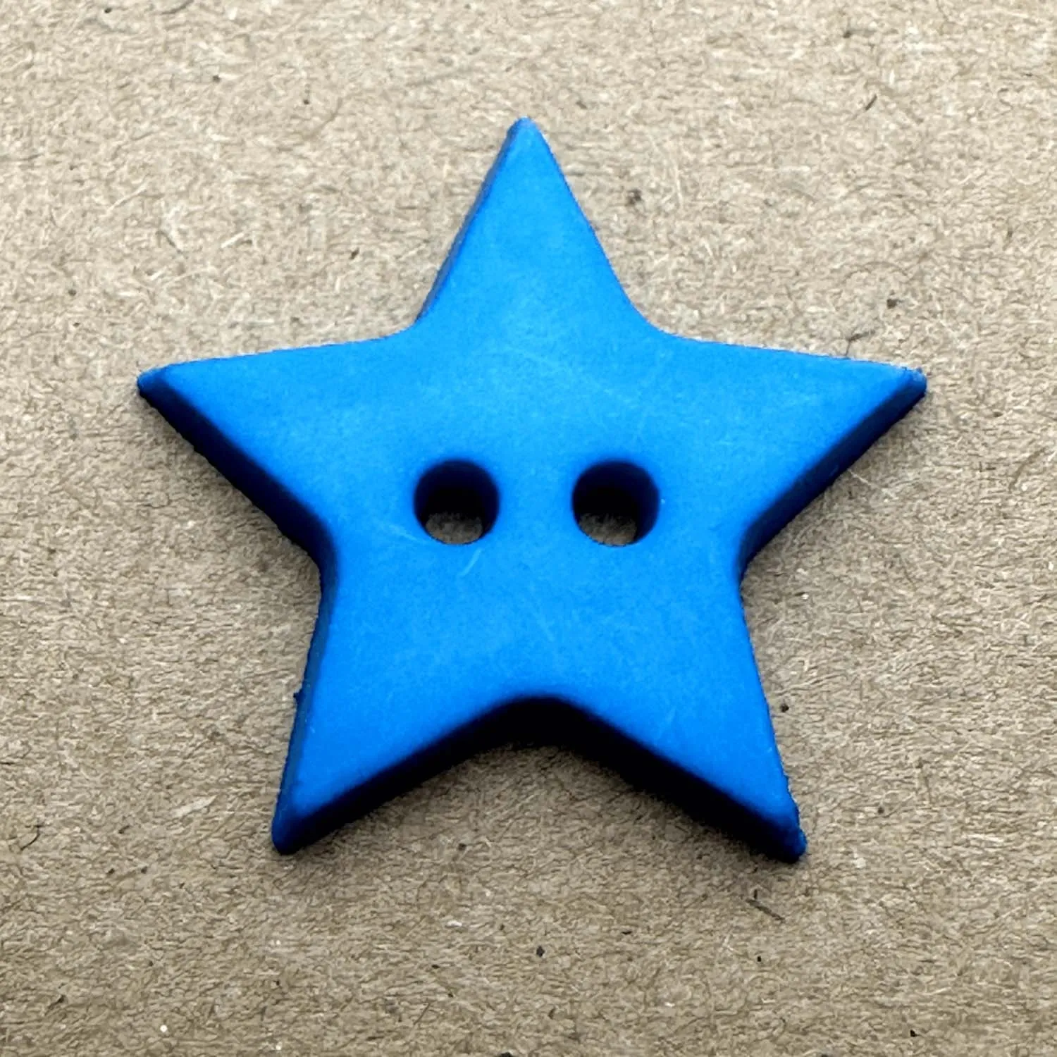 2 Hole Matt Star Button 25mm