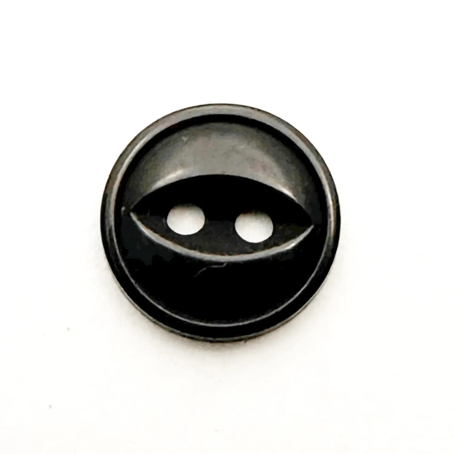 2 Hole Rim Edge Fish Eye Shirt Button 12mm