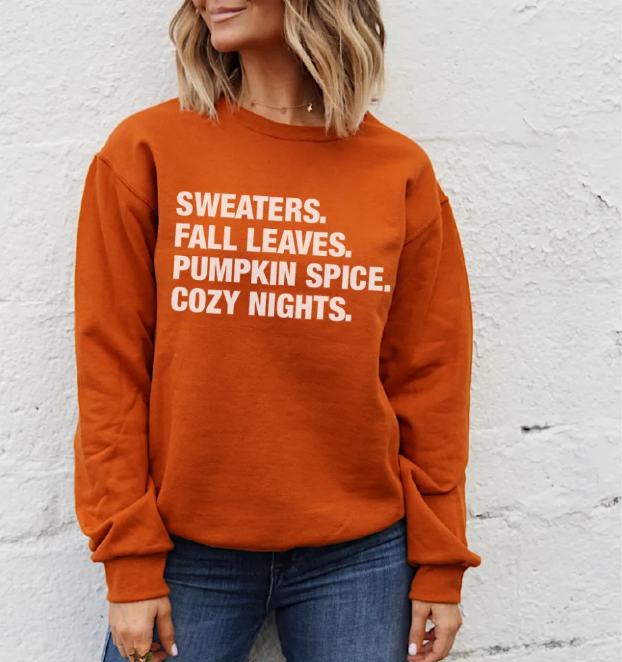 4 THINGS® Fall Pullover - Burnt Orange