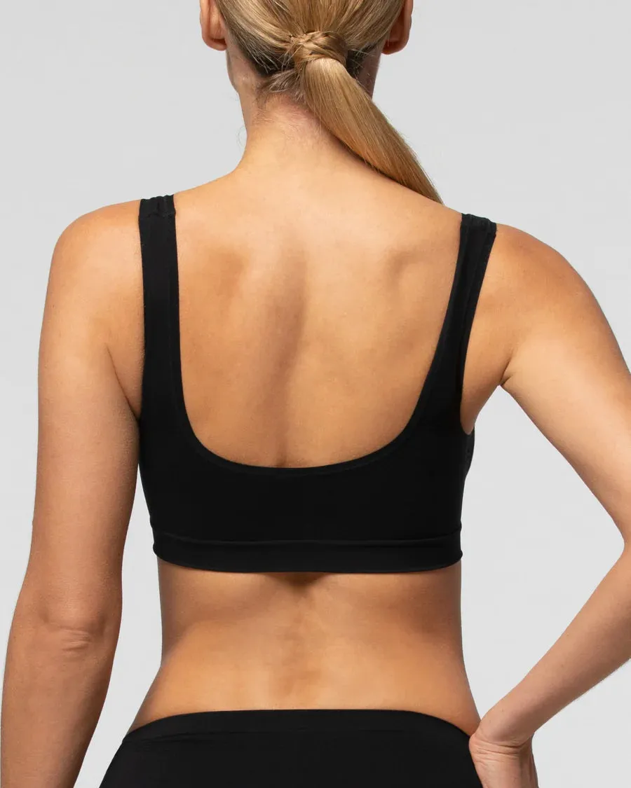 Anatomic Seamless Wide Strap Bra - Soft microfiber Quality - MADE IN ITALY