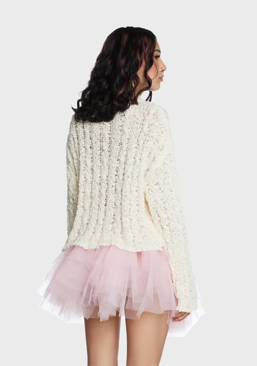 Angel Sweeter Than Most Knit Sweater