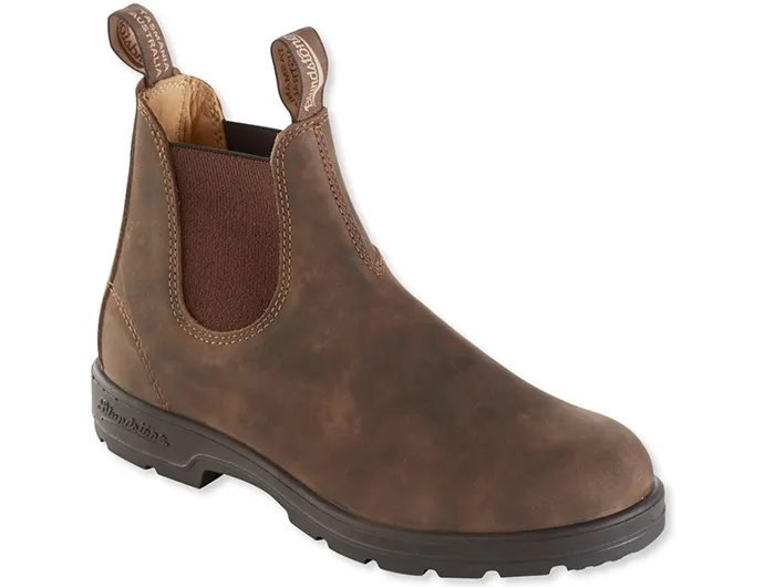 Blundstone Rustic Pull On Chelsea Boot Brown Oiled Leather