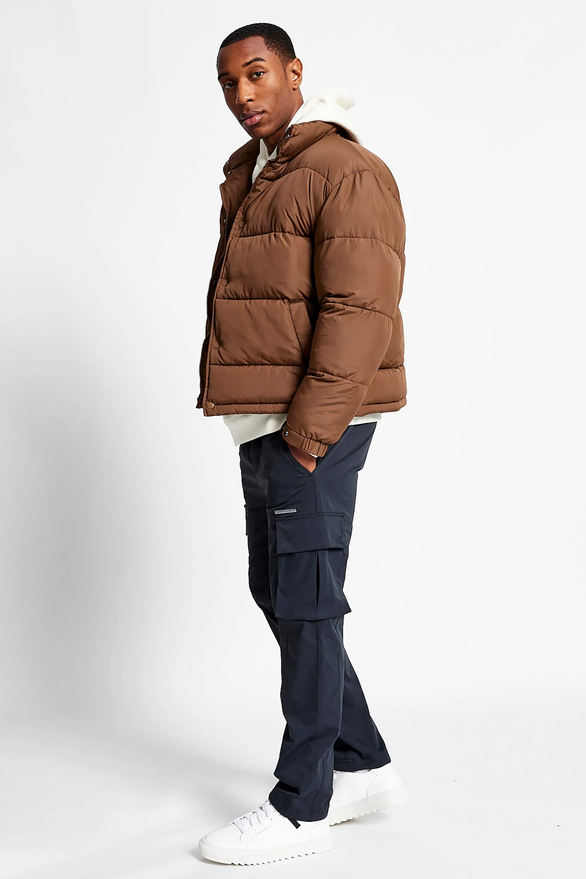 Bowery Quilted Jacket - Chocolate