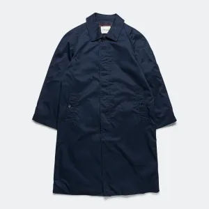 Car Coat - Navy Solotex