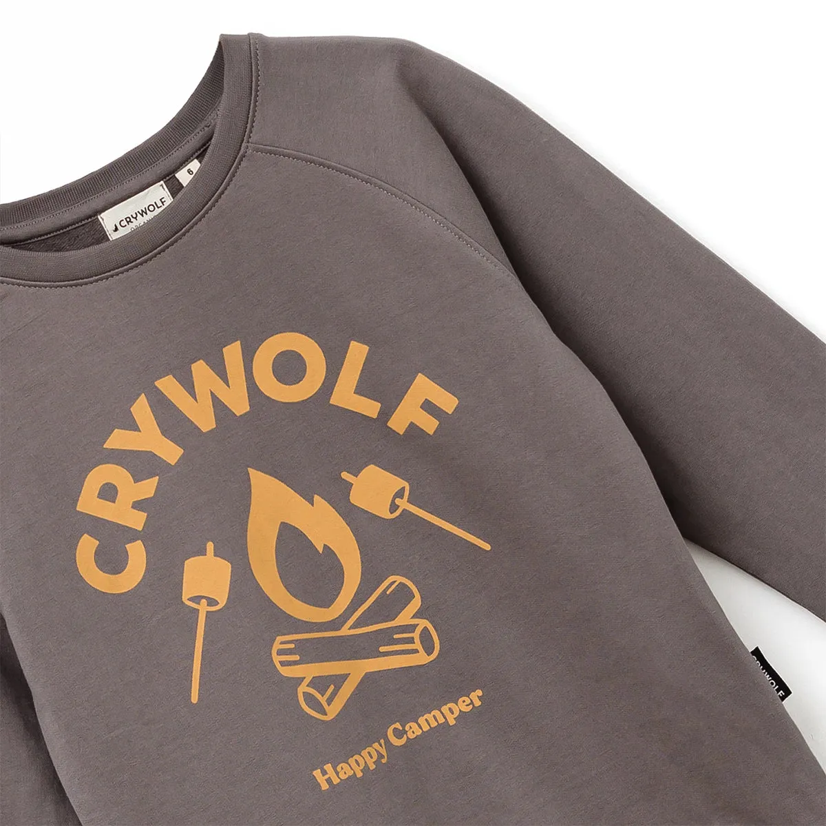 Crywolf Organic Sweater - Charcoal