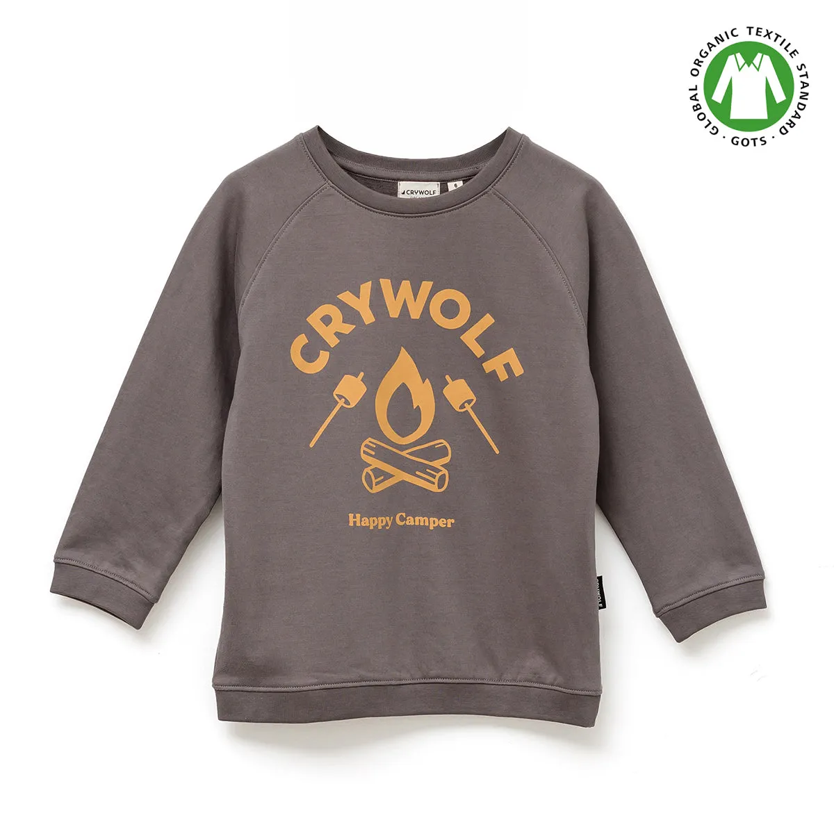 Crywolf Organic Sweater - Charcoal