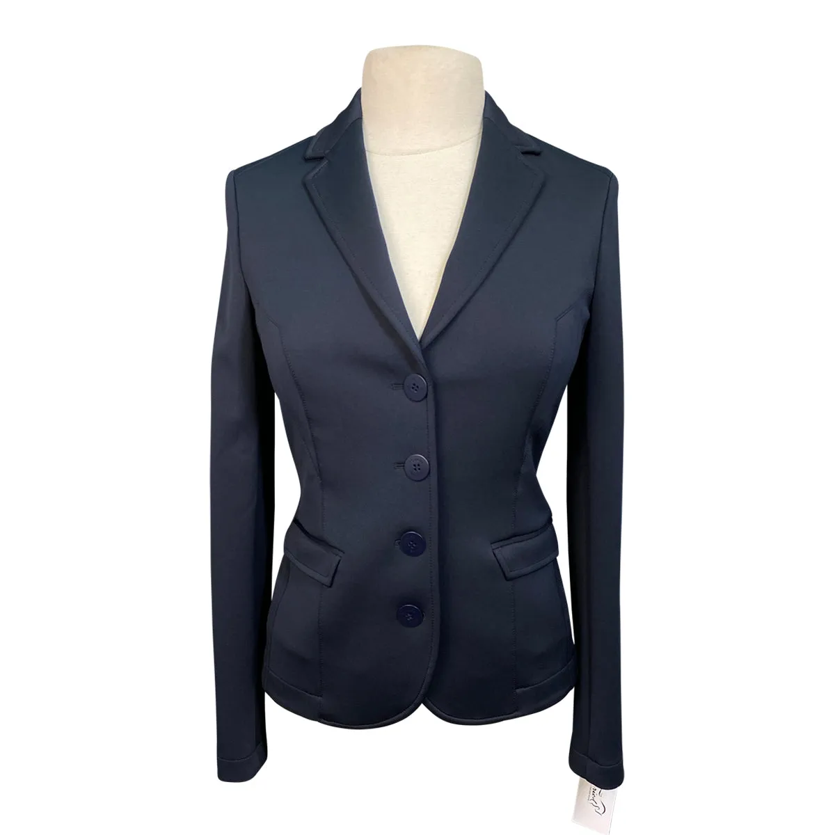 Equiline 'Chantalk' B-Move Show Coat in Navy - Women's IT 42 (US 8)