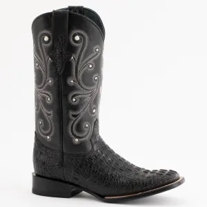 Ferrini Men's Stampede Cowhide Print Square Toe Boots 40393-04