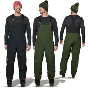 FlyLow Men's Snowman Bib Pants