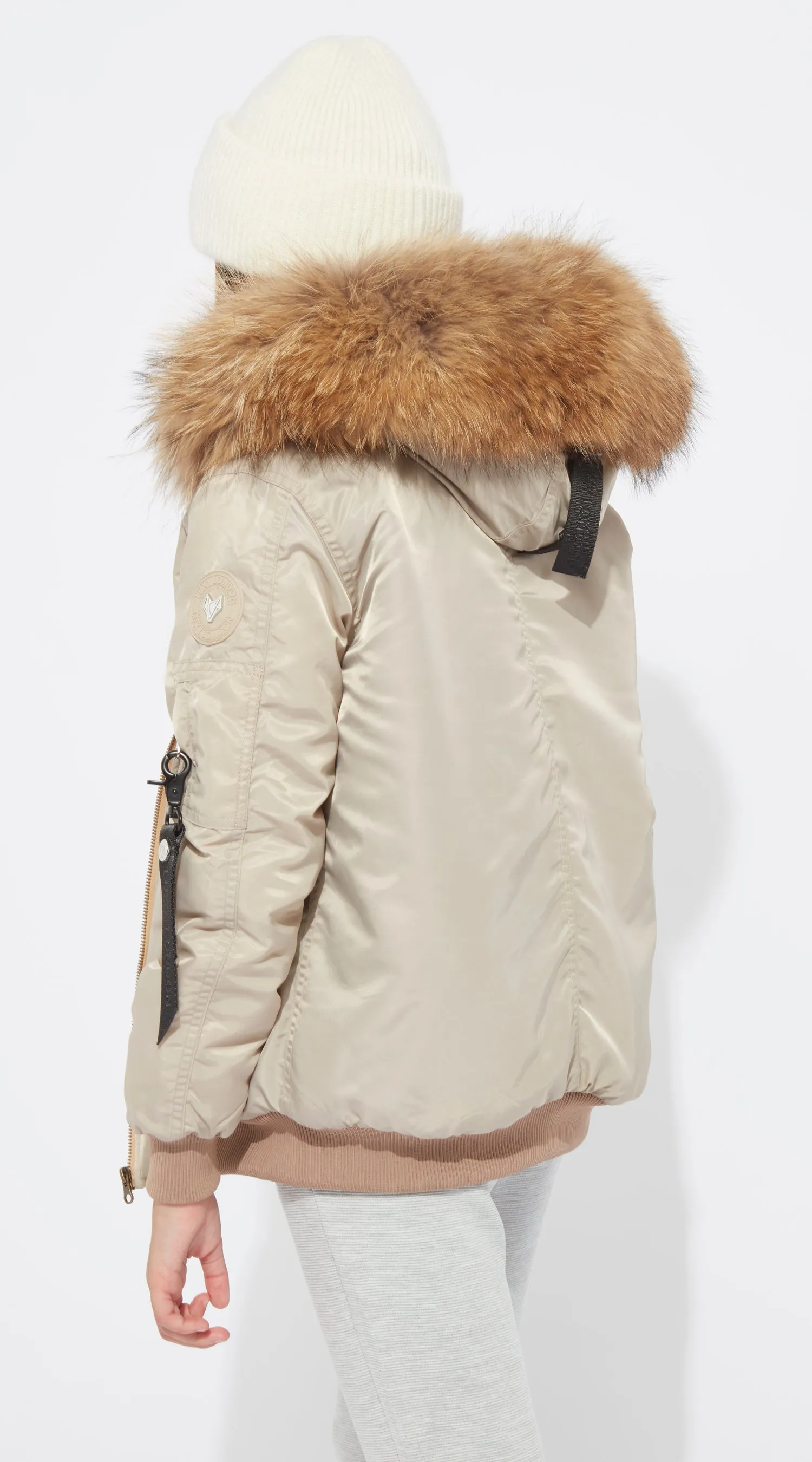 Girls Nude Luxy Fur Bomber