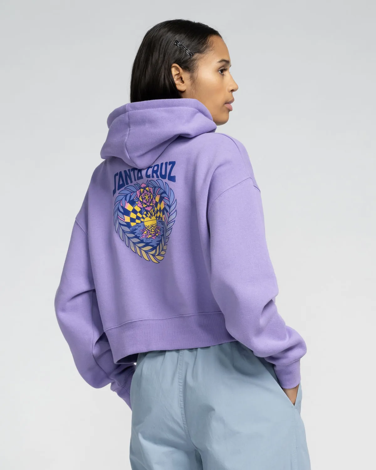 Heart Set Hoodie in Meta Mauve