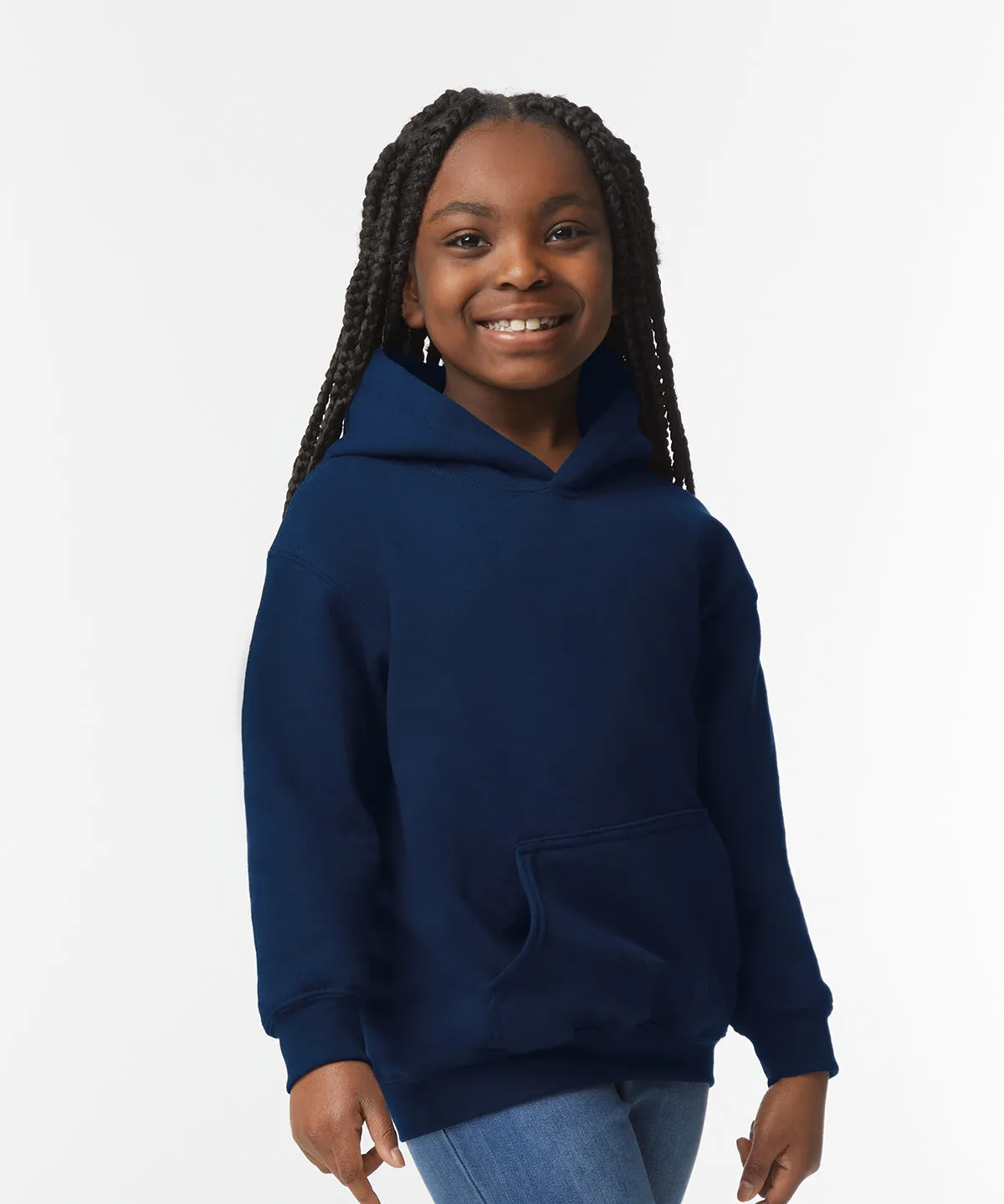 Heavy Blend youth hooded sweatshirt | Graphite Heather