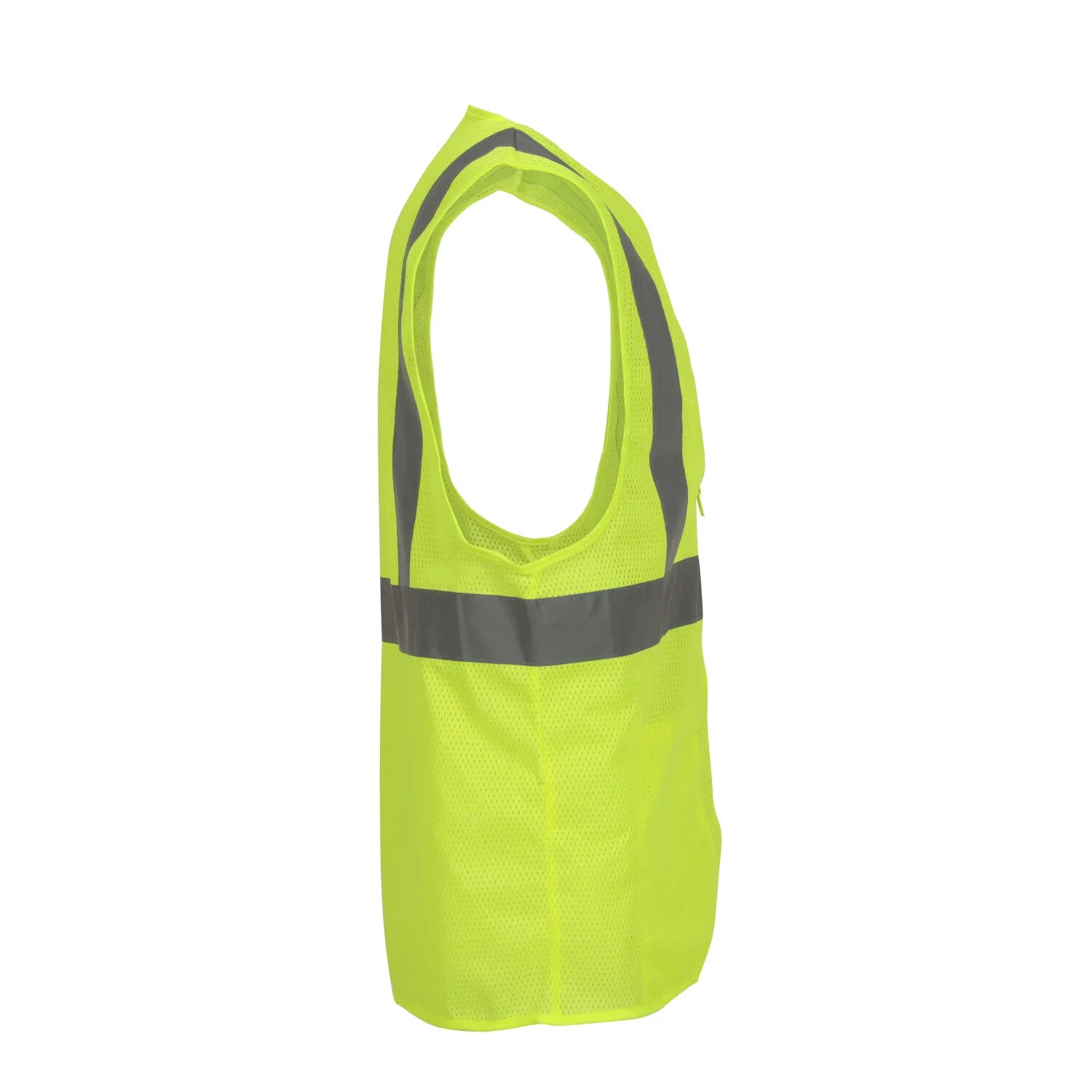 Job Sight Class 2 Zip-Up Mesh Vest