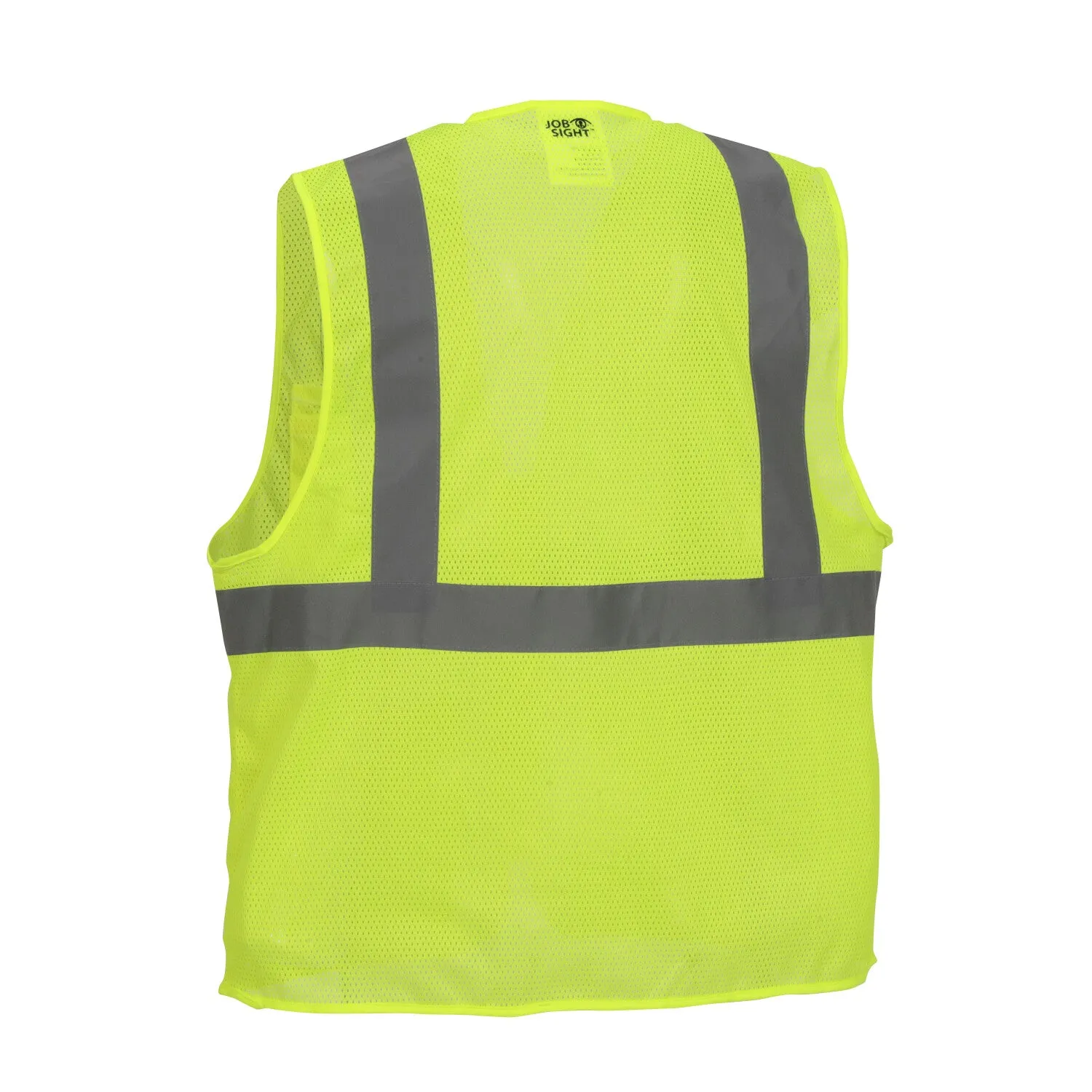 Job Sight Class 2 Zip-Up Mesh Vest