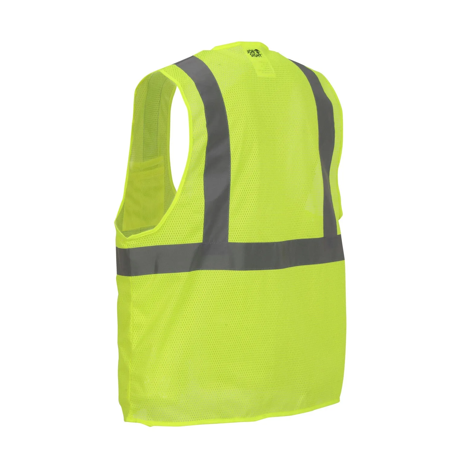 Job Sight Class 2 Zip-Up Mesh Vest