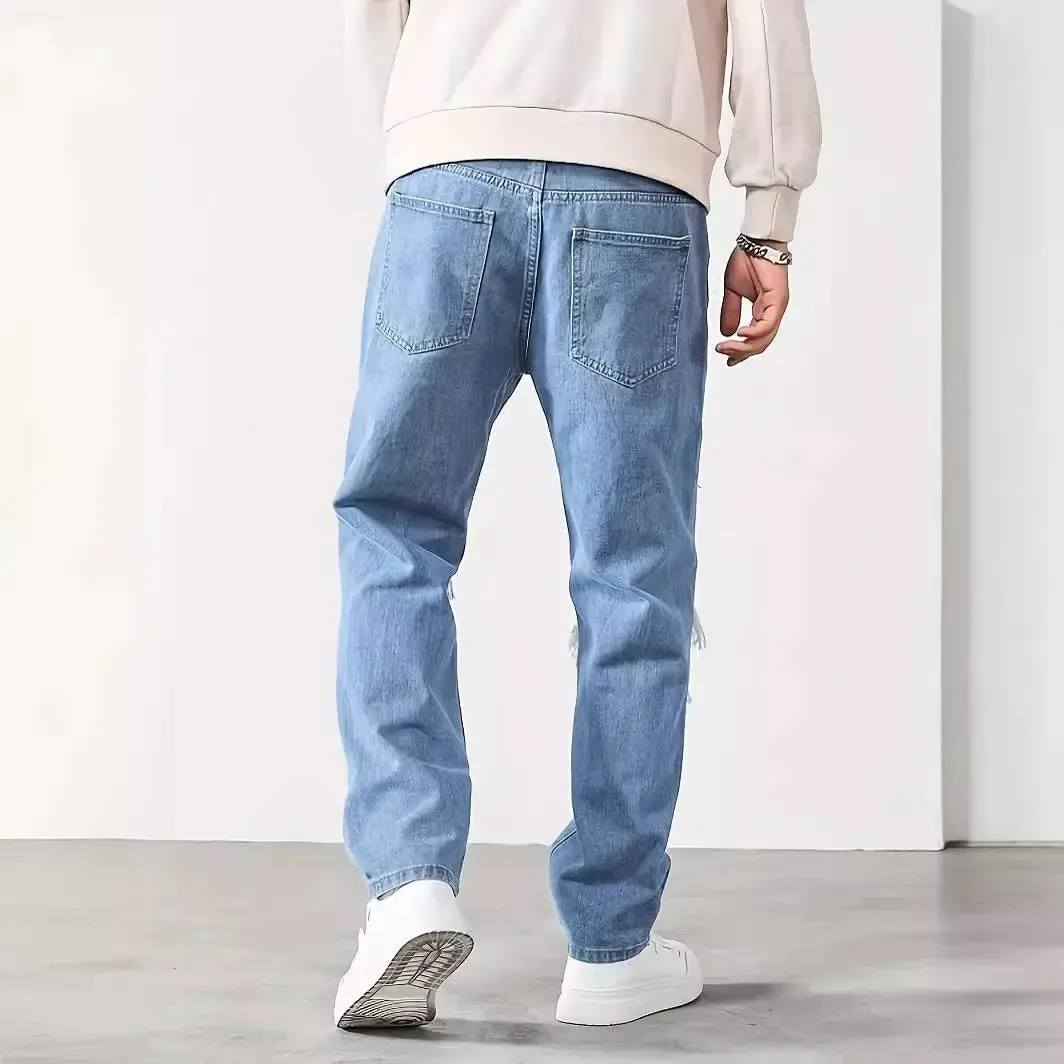 Korean Style Ripped Cropped jeans