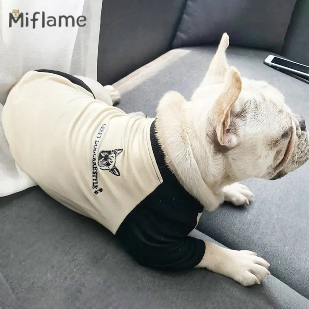 Matching Family Clothes For Pet And Owner French Bulldog Logo Long-Sleeved