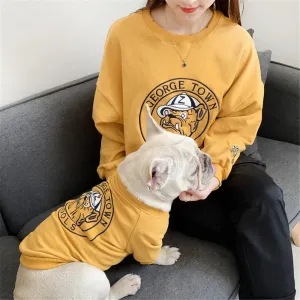 Matching Family Clothes For Pet And Owner Tiger Logo