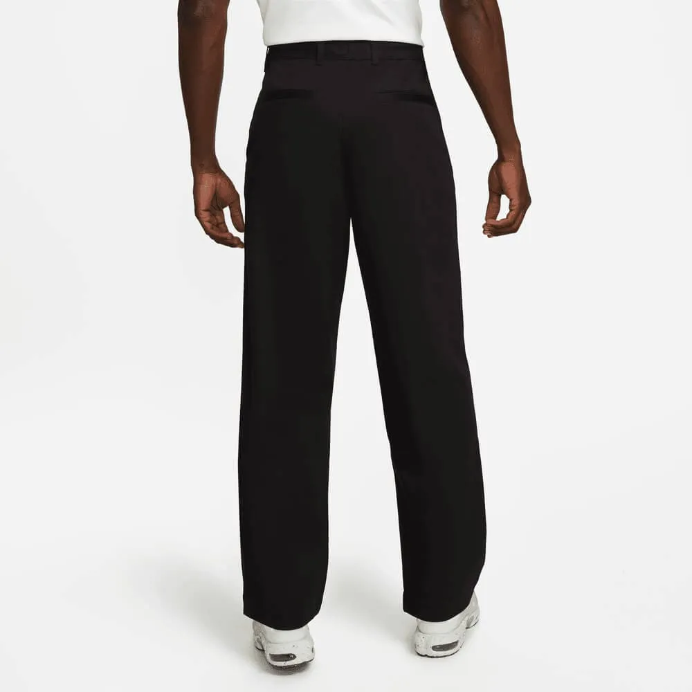 Nike Mens Unlined Cotton Chino Pants - Black