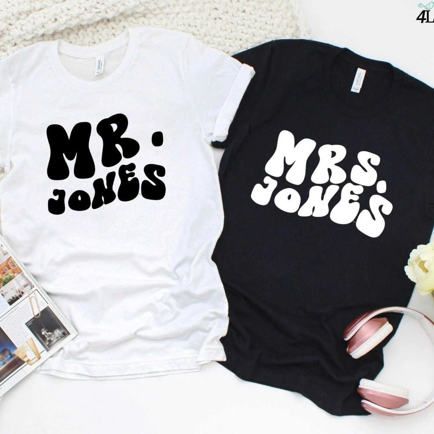 Personalized Mr. & Mrs. [Last Name] Ensemble: The Ultimate Custom Matching Outfits!