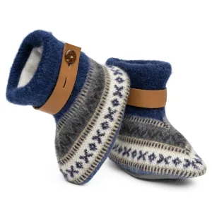 QISU Baby Booties – Blue Lake | Cozy Christmas Gift for New Moms