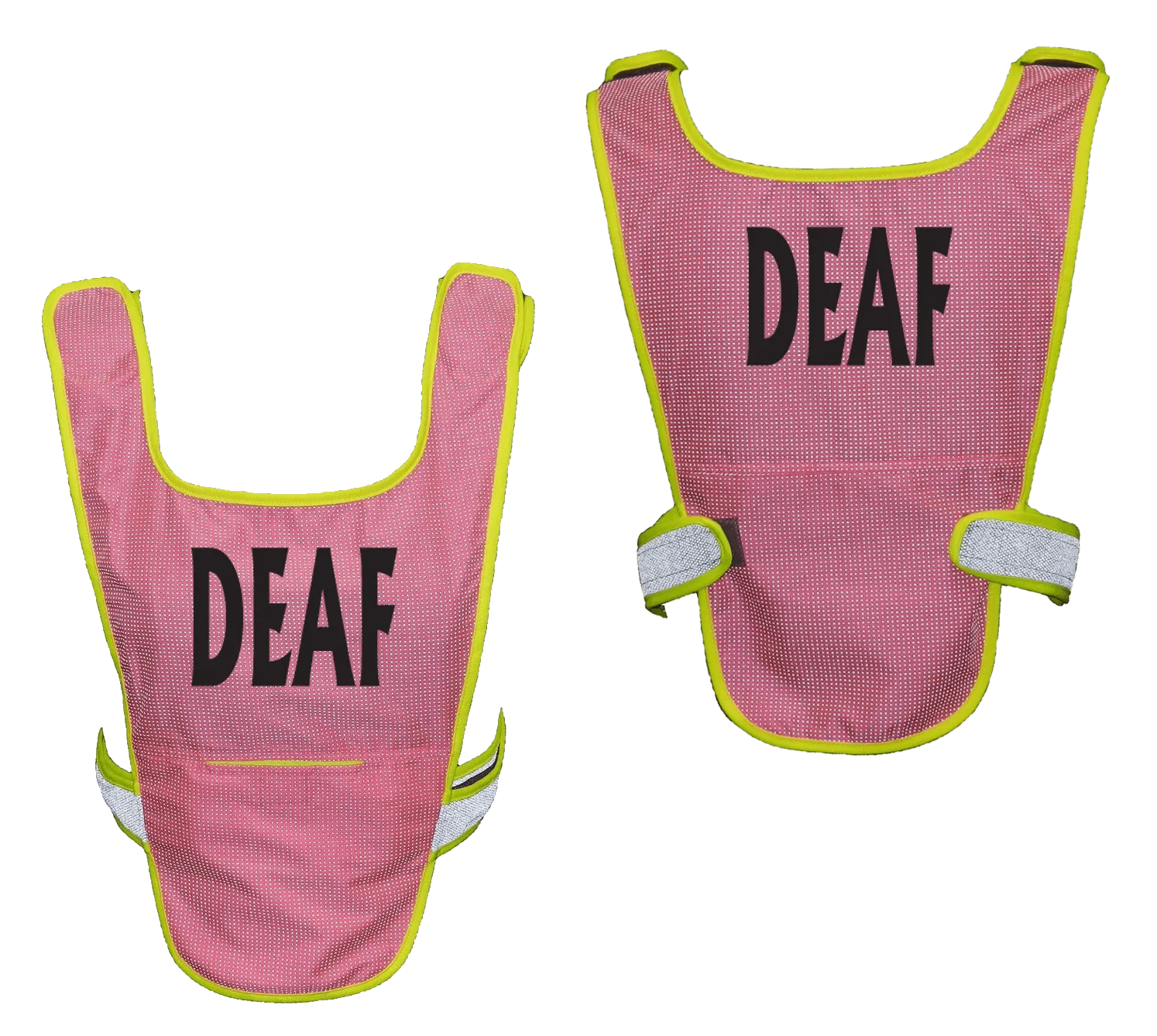 Reflective Running Vest - Deaf