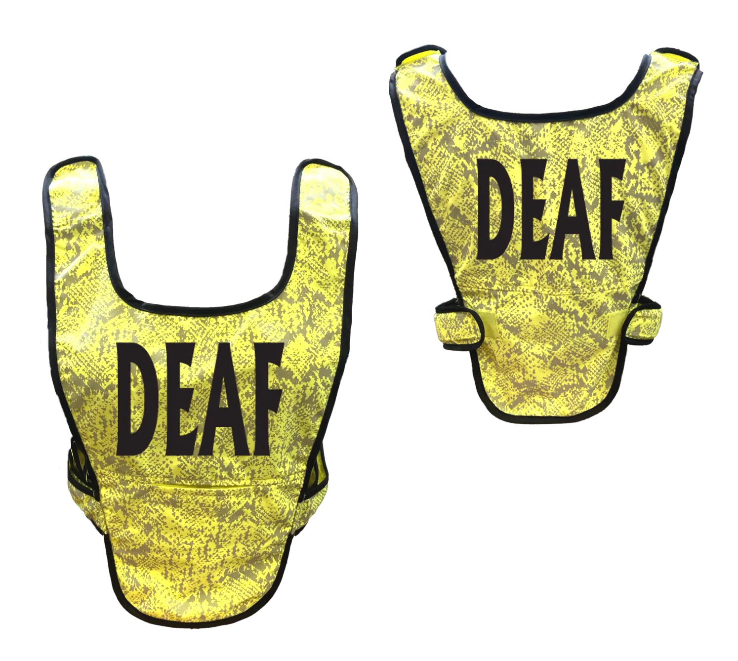 Reflective Running Vest - Deaf