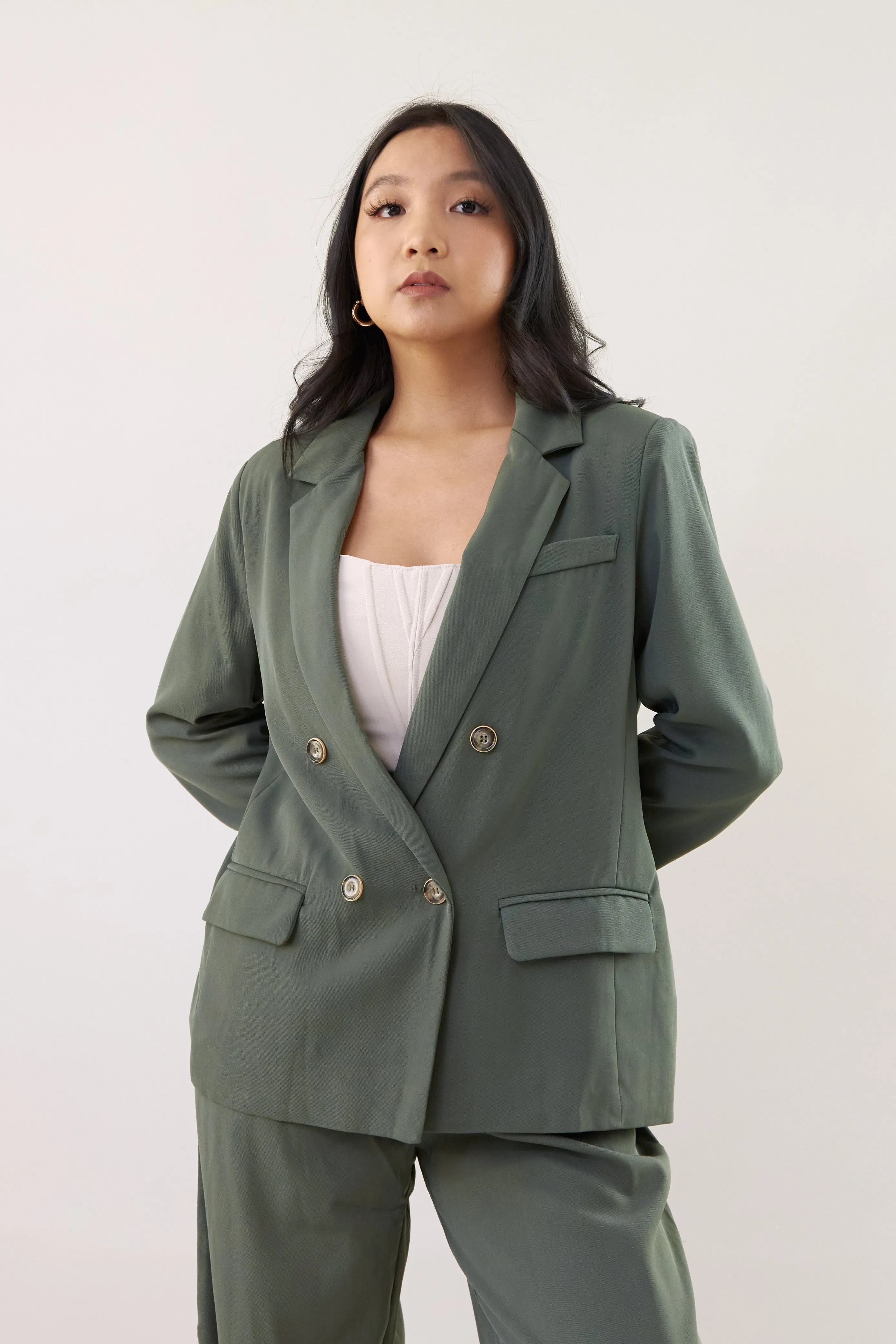 Run Down Blazer - Olive