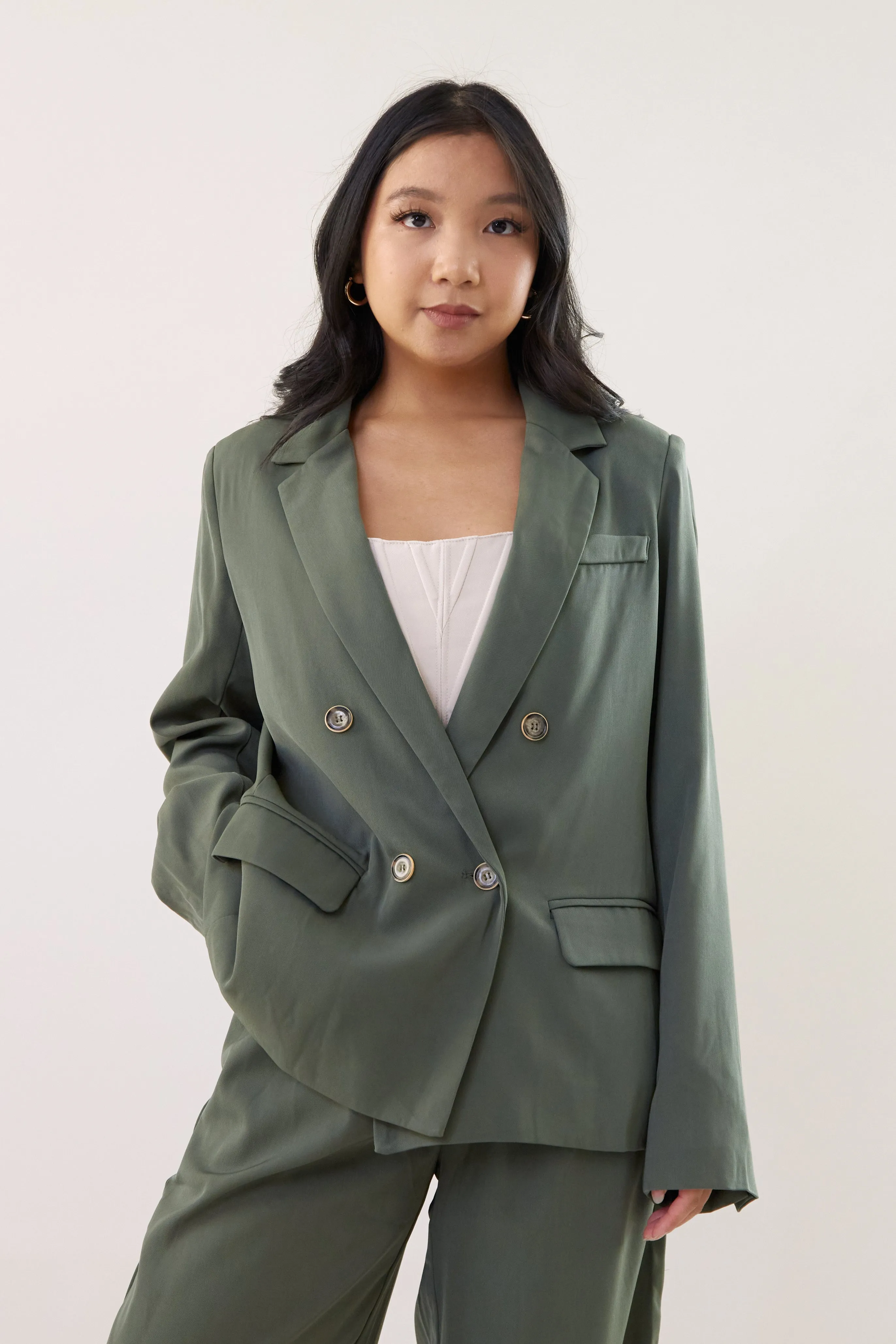 Run Down Blazer - Olive