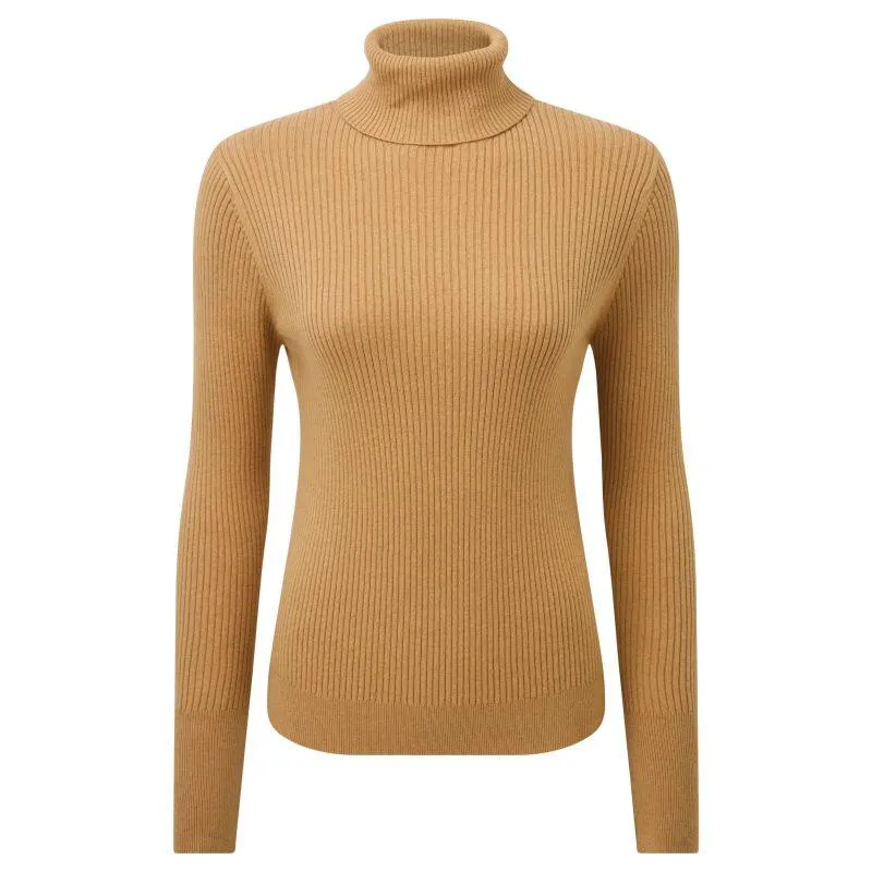 Schoffel Etive Ladies Roll Neck Jumper - Camel