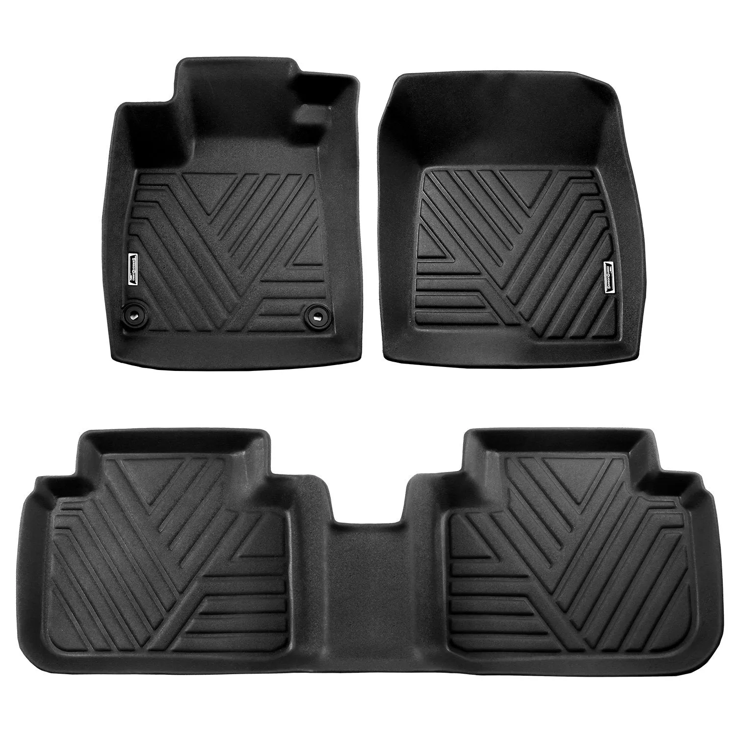 Season Guard 3D Floor Mat Liner, Honda Accord 2018-2019 Front and Rear Seat 3pc