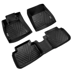 Season Guard 3D Floor Mat Liner, Honda Accord 2018-2019 Front and Rear Seat 3pc