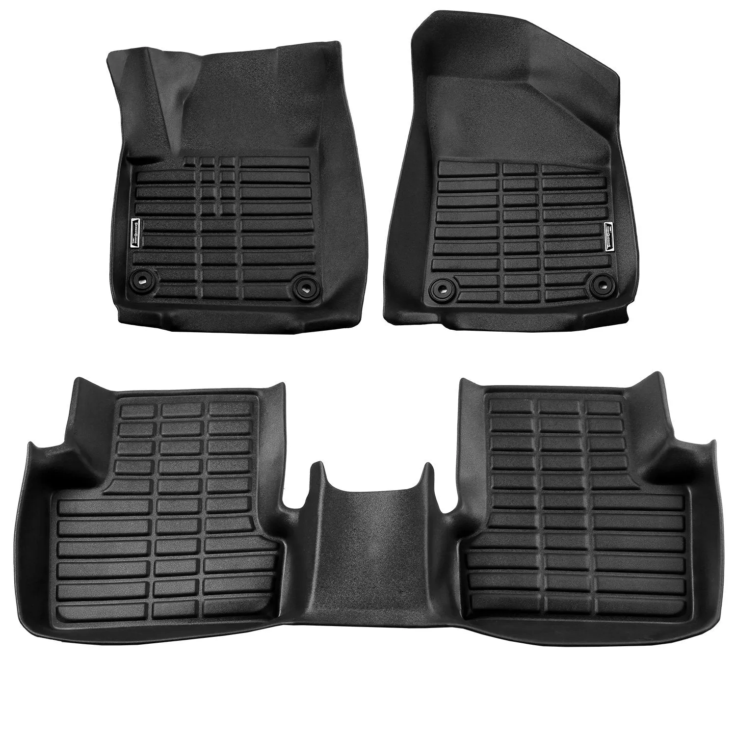 Season Guard 3D Floor Mat Liner, Jeep Cherokee 2016-2018  Front and Rear Seat 3pc