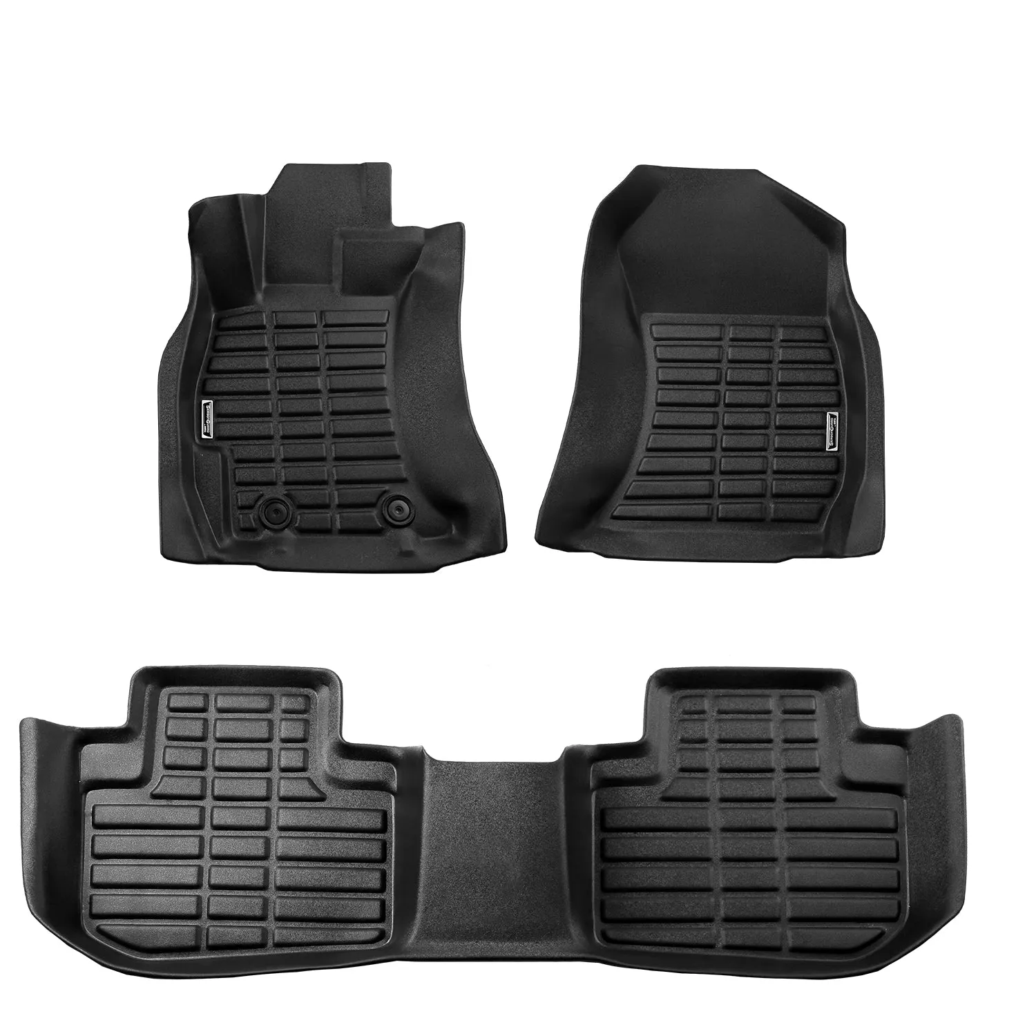 Season Guard 3D Floor Mat Liner, Subaru Forester 2013-2018 Front and Rear Seat 3pc