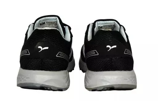 SEGA Men's Black Marathon Running Shoes