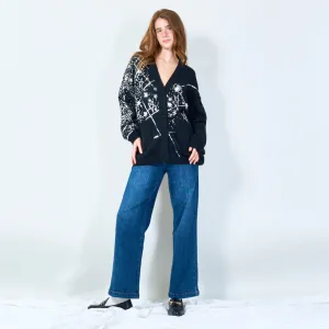 Starry sequin oversized cardigan wholesale