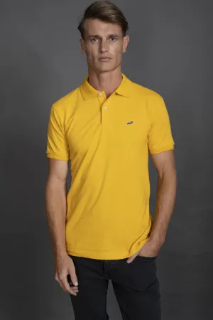 Supima Polo-Lemon Chrome-Slim Fit