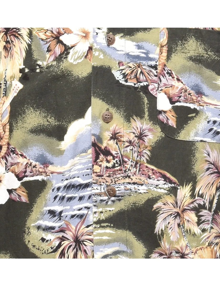 Tropical Hawaiian Shirt - M