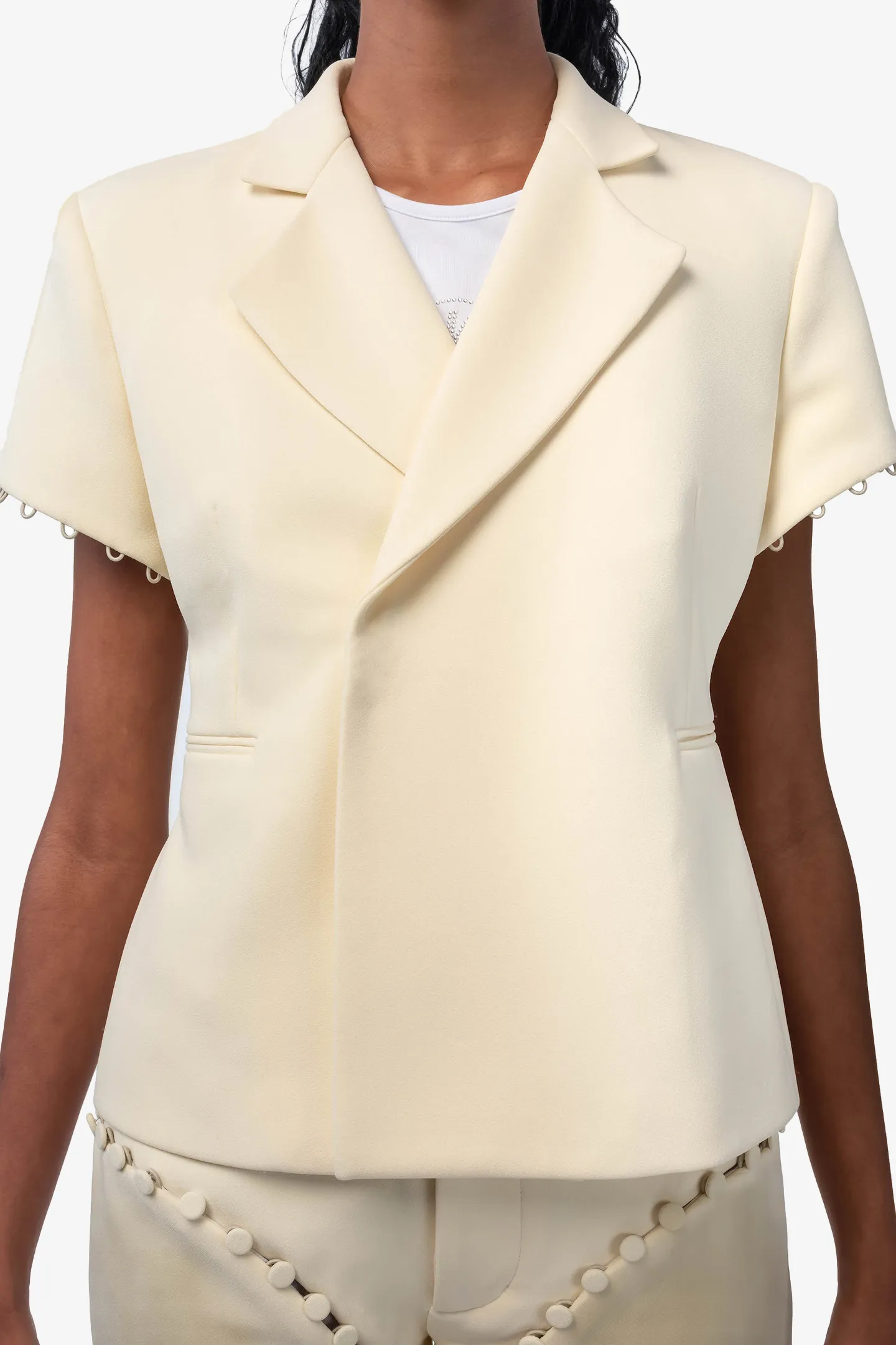 Women's Unbutton Blazer - Butter