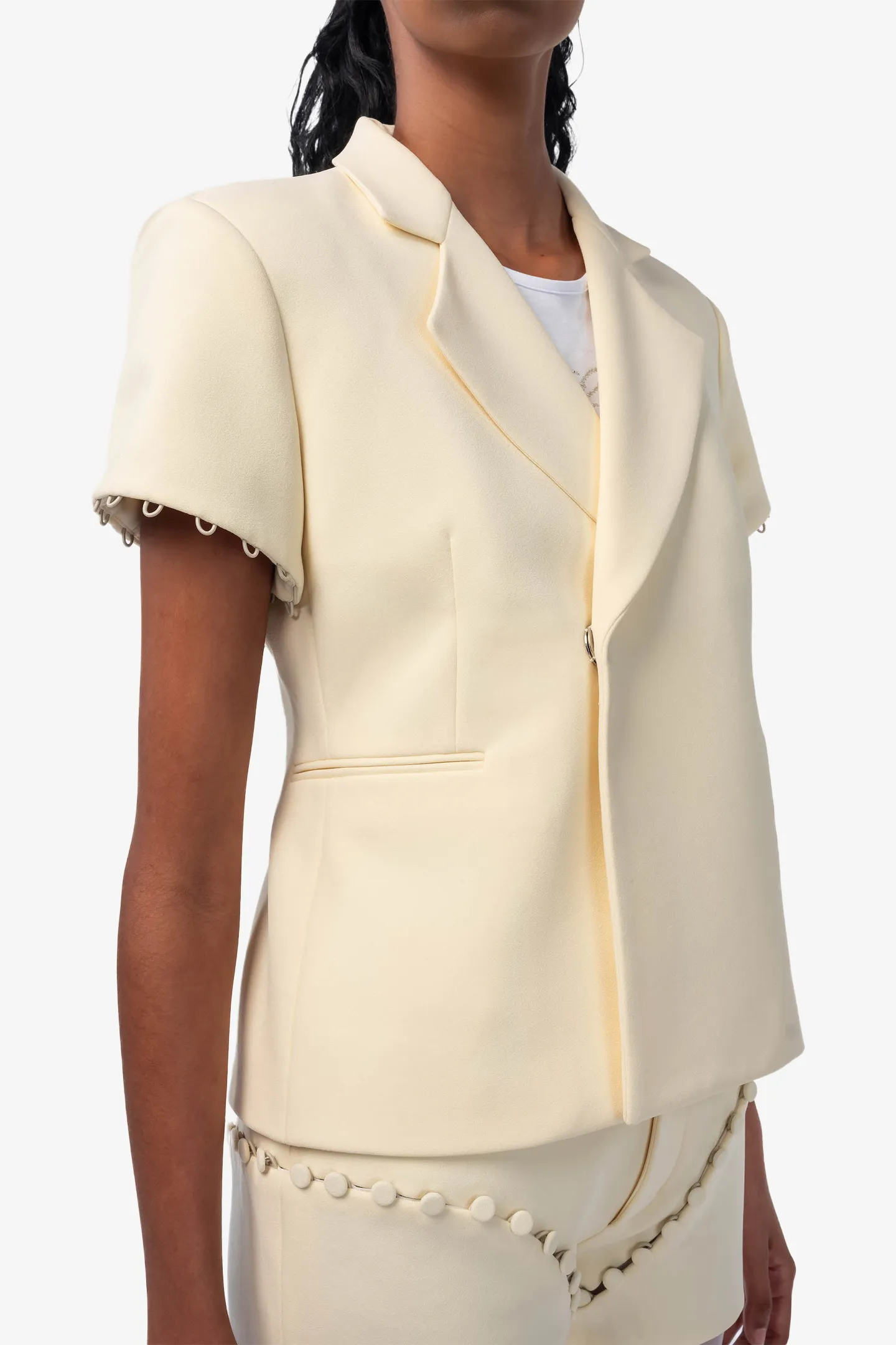 Women's Unbutton Blazer - Butter